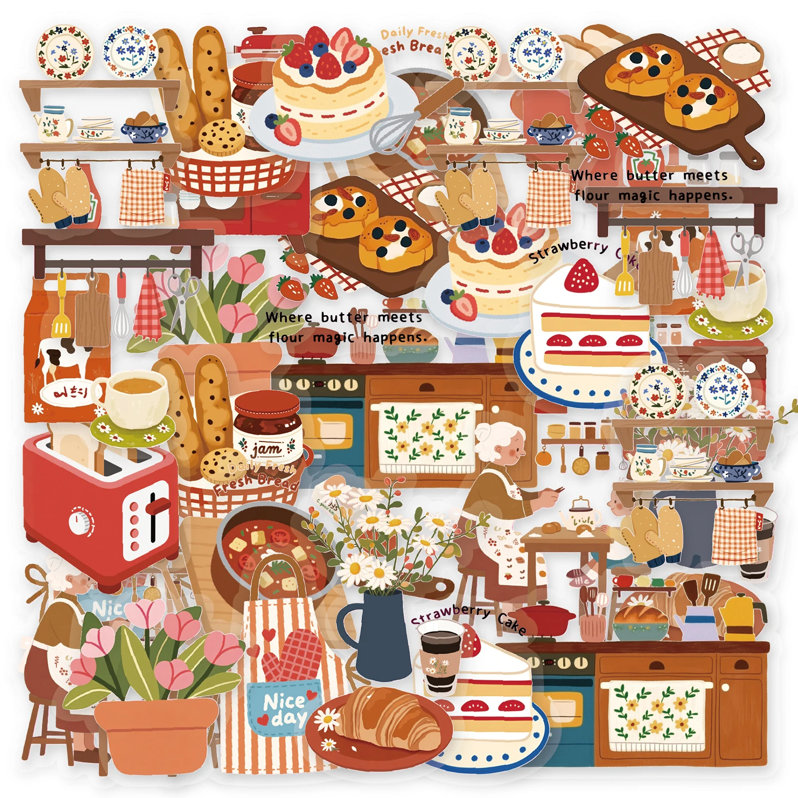 30Pcs Kitchen Pastr… - image