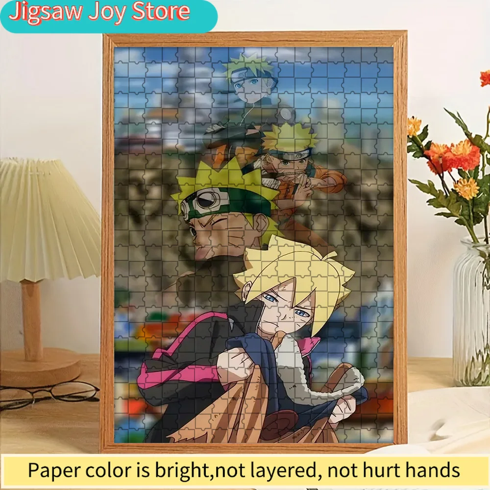 

Anime Boruto And Naruto Uzumaki Generations Legacy Scene Paper Puzzle, Premium Thick Paper Material, High Definition Vivid Print