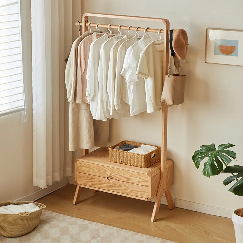 Rovere, appendiabiti, tutto in legno massello, pavimento, appendiabiti, camera da letto, stendibiancheria, casa, appendiabiti, multifunzione