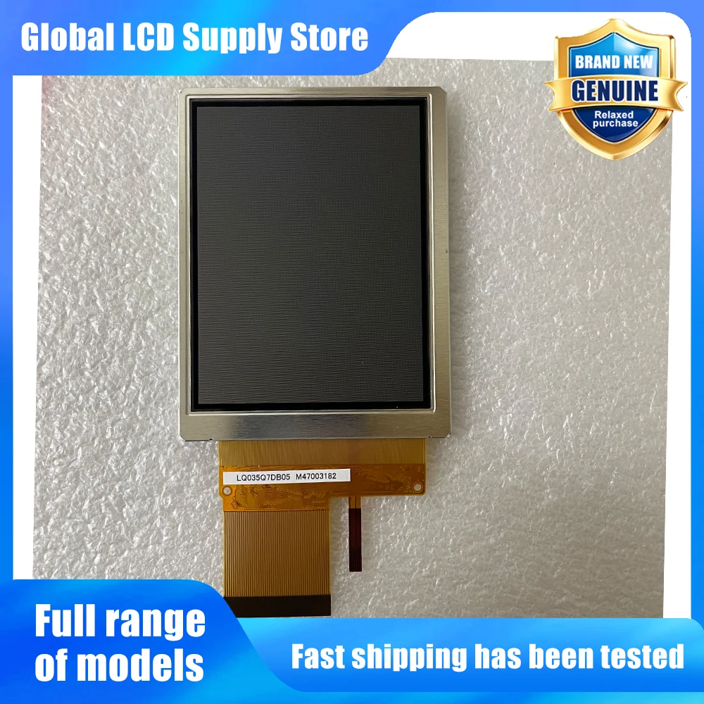 LQ035Q7DB05 3.5 Inch LCD Display Screen Panel Original for 50 Pins New Fully Tested