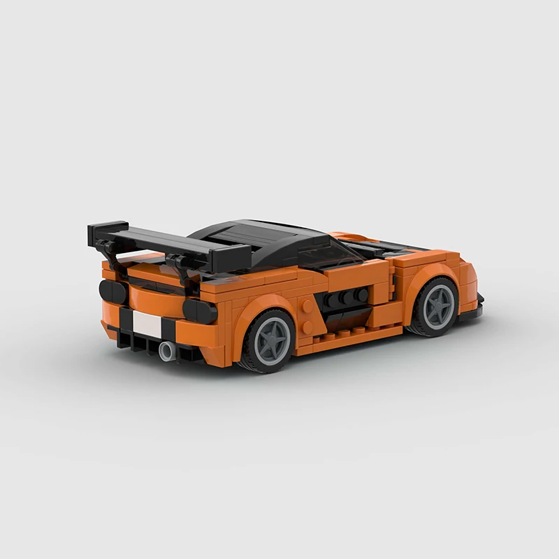 City Car Vehicle Speed Champion Racer MOC Fast & Furious RX7 Building Blocks Brick Racing Supercar Creative Garage Set Kids Toys