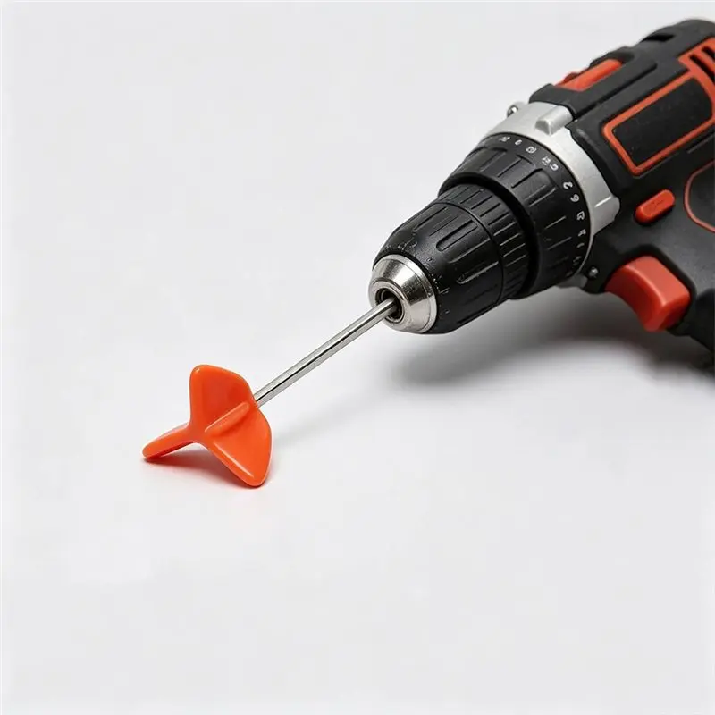 B62B-Silicone Drill Mixer Attachment For Paint, Epoxy Resin-Mixing Paddle Flexible, Non-Stick Reusable