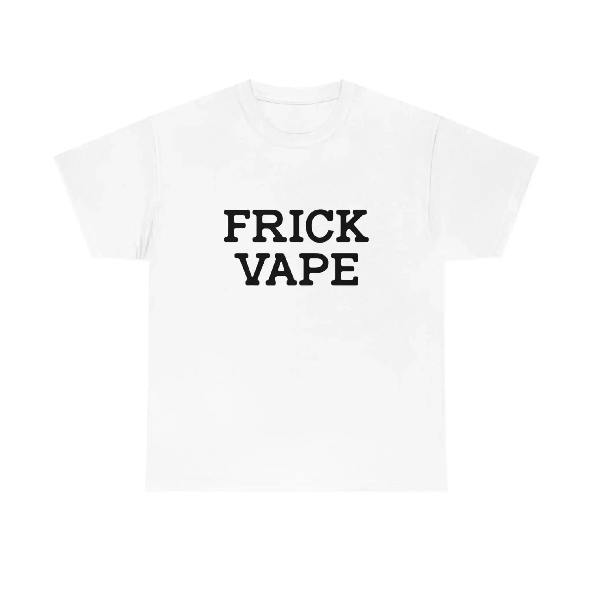 Camiseta Frick Vape, camiseta de gimnasio de gran tamaño, camiseta de algodón para hombre, Hip Hop