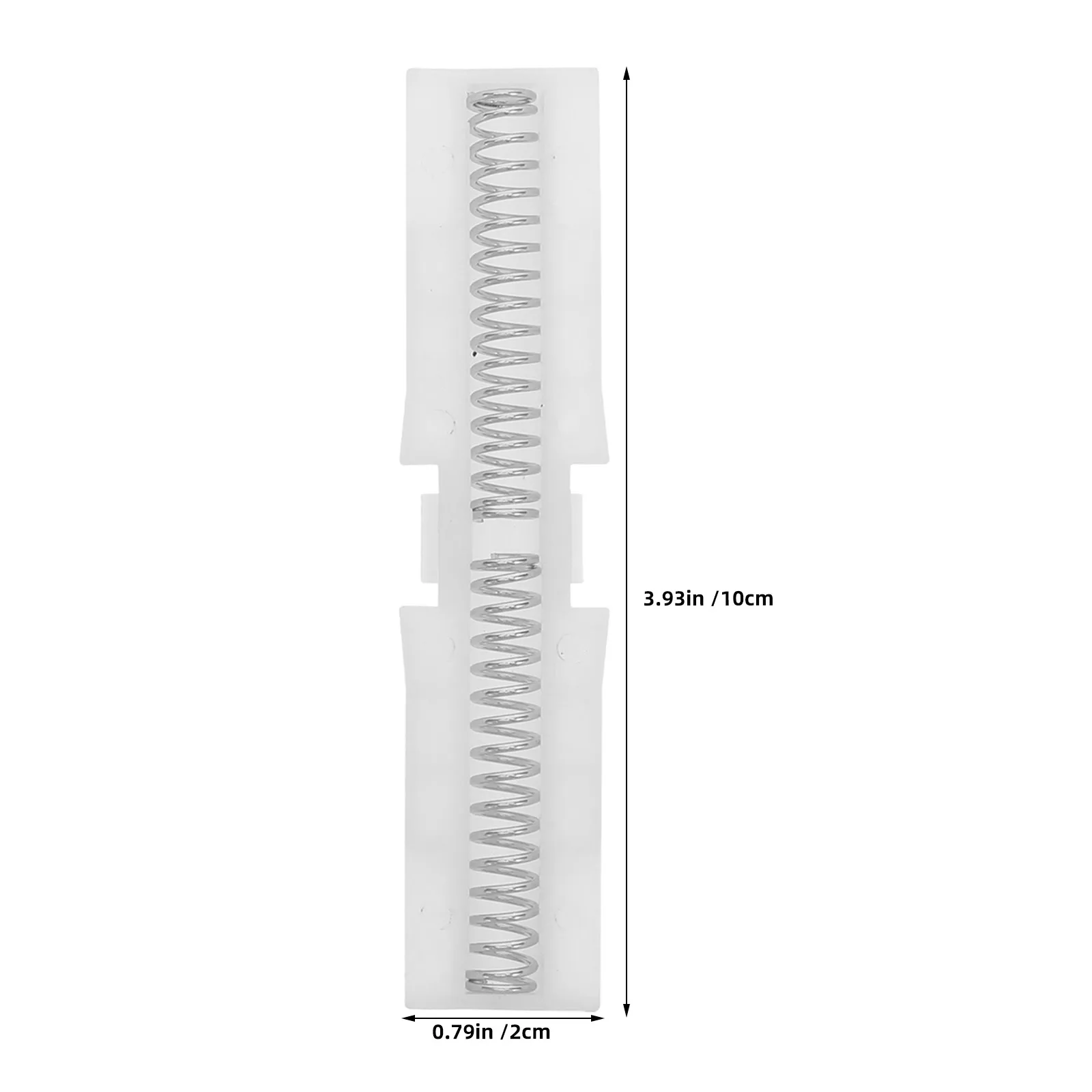 2pcs Bi-Fold Sliding Door Guide Folding Door Spring Slide Rail Closet Sliding Spring Track ABS Wardrobe Guide Rail