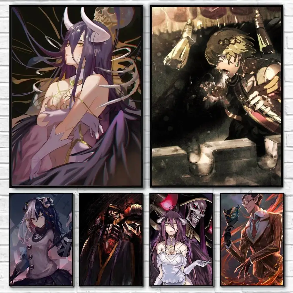 Overlord Anime  Anime Character Poster HD Print Wall Art Home Decor