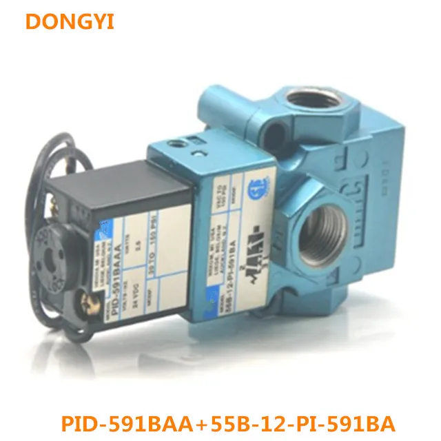 High Quality  Solenoid Valve  For PID-591BAA  With valve bottom 55B-12-PI-591BA