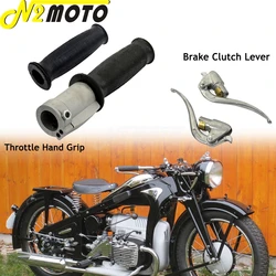 Motorcyle Brake Clutch Lever Throttle Hand Grips For Zündapp DB DS KS K750 KS750 R71 Sidecar Handle Control Lever Handlebar Grip