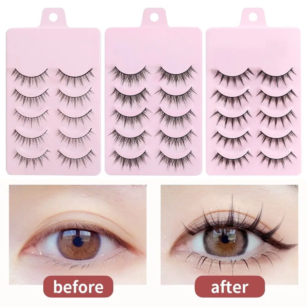 Little Devil Little Devil Lashes Mink Hair 3D False Eyelashes Full Strip Natural Makeup Mink Hair Eye Lashes