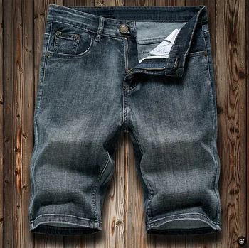 2026 Summer Shorts Jeans Men Denim Pants Stretch Dark Blue Fashion Design Men's Jeans Slim Straight Male Short Jeans Hombre 2 2026 Summer Shorts Jeans Men Denim Pants Stretch Dark Blue Fashion Design Men's Jeans Slim Straight Male Short Jeans Hombre 2
