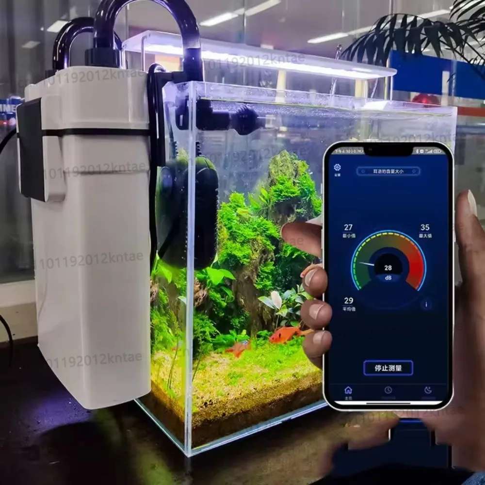 YBF-500 fish tank outer wall-mounted filter aquarium 3 in 1 multi-functional hanging filter