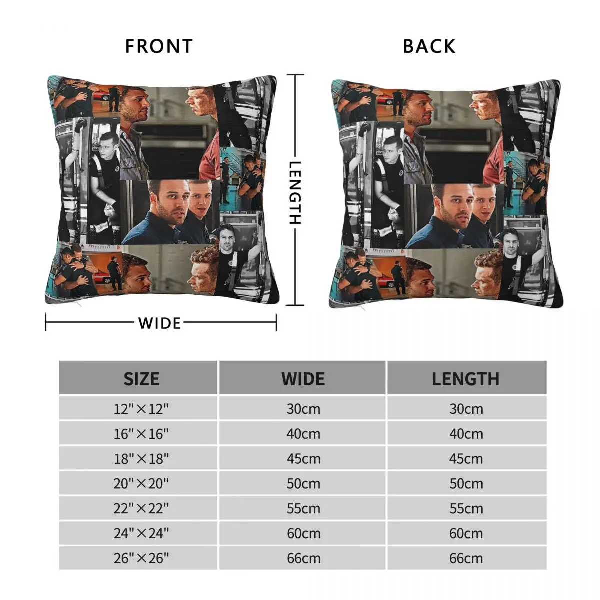 Evan Buckley Eddie Diaz Buddie Square Pillowcase Polyester Linen Velvet Pattern Zip Decorative Throw Pillow Case Sofa Cover