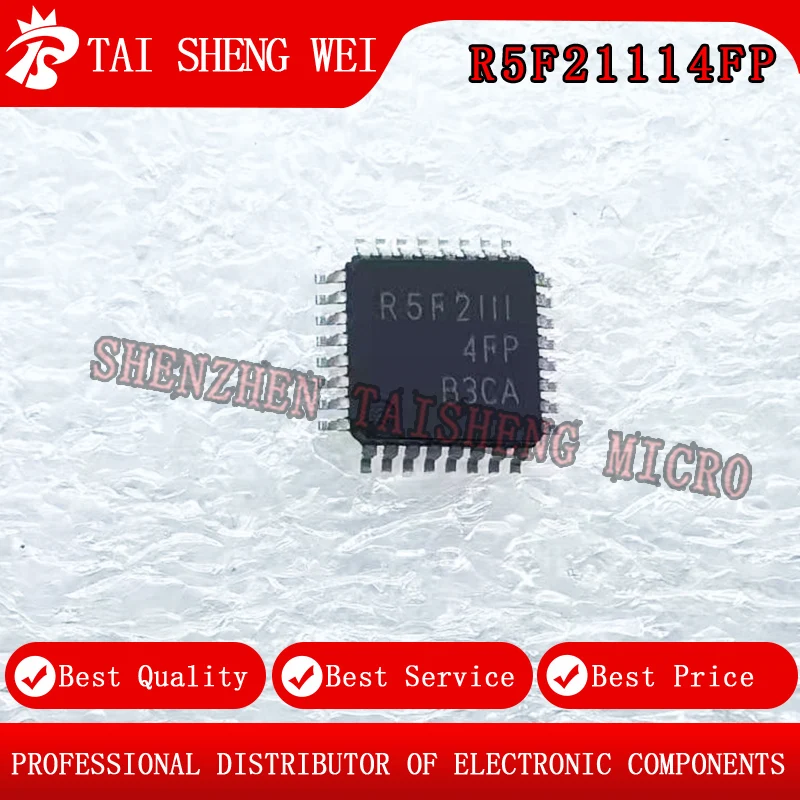 1PCS Brand New R5F21114FP R5F21114F R5F21114FP#U0 Microcontroller Chip IC QFP-32 LCD Screen Chip