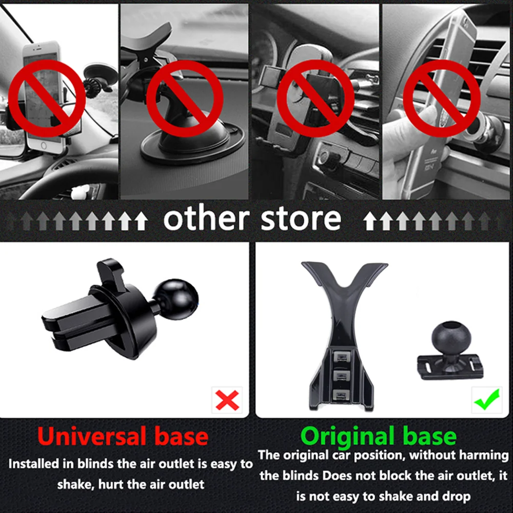 Car Mobile Phone Holder for Hyundai Elantra Avante HD 2007~2010 Magnetic Air Vent Clip Support Wireless Charging Tray Accessorie