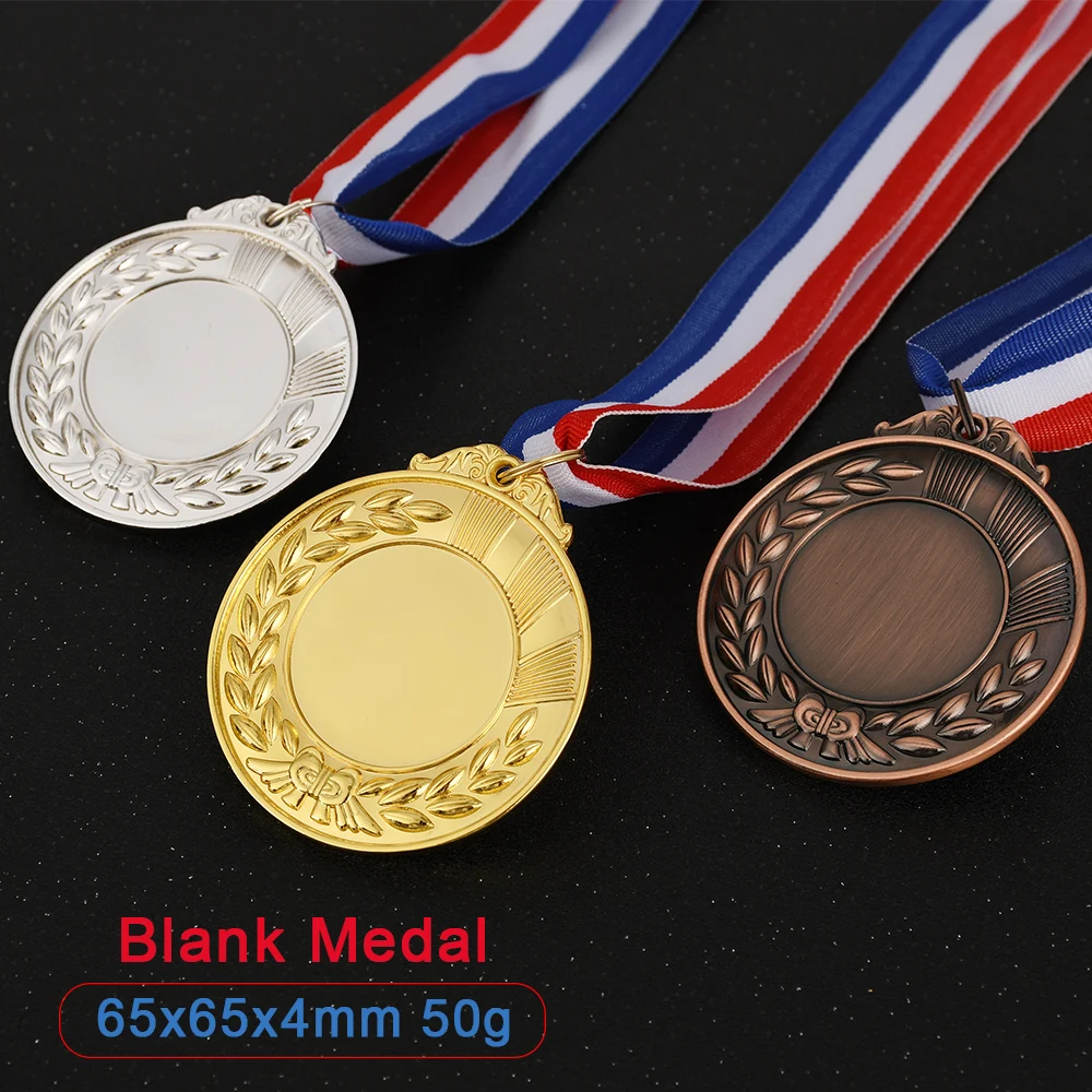 Wholesale Blank Medals Ear of Wheat Zinc Alloy 3D Gold Award Football Marathon Running Medal Custom Medaille and Trophies Gift