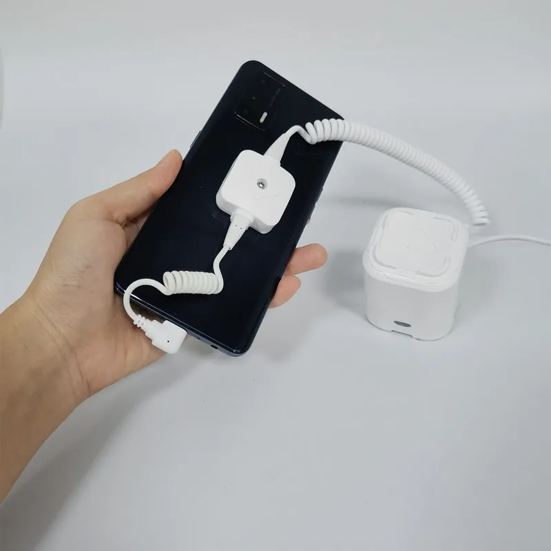 Cell Phone Anti-Theft Holder Smartphone Burglar Alarm System For Retail Phone Shop Show