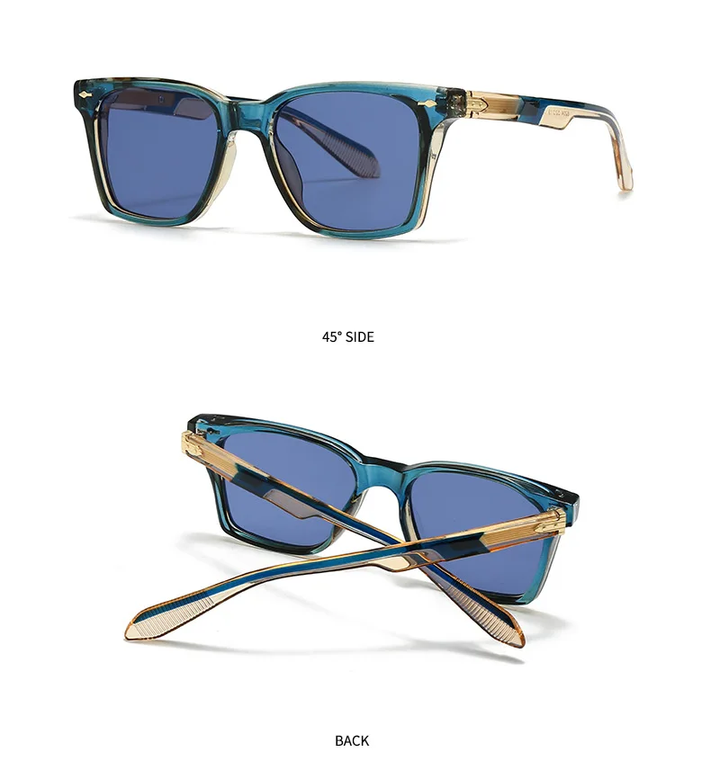 2025 quadratische Sonnenbrille Frauen Trendy Vintage Sonnenbrille Männer Luxus Mode Gläser Dropshipping Gafas De Sol Hombre Sonnenbrille – Detail 20