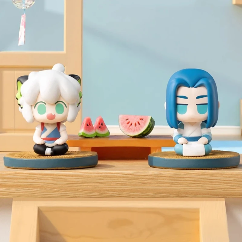 Genuíno playwright luo xiaohei série diária caixa cega guerra memo periférico pequena partícula boneca ornamento bonito partícula decoração