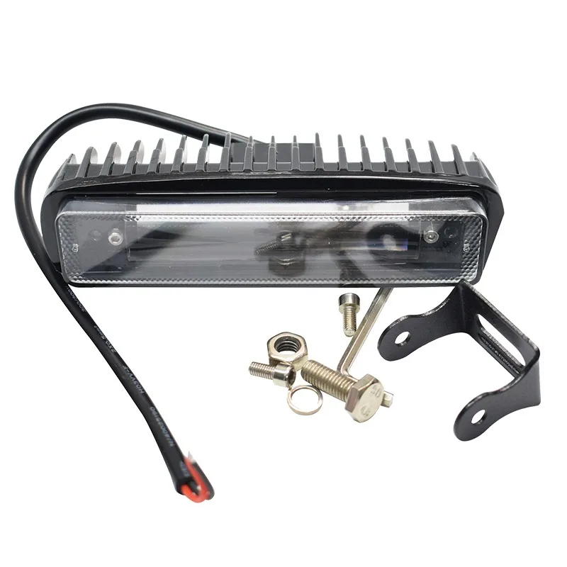 

10~ 80v red/blue area forklift warning light working light strip forklift side-mounted pedestrian safety light