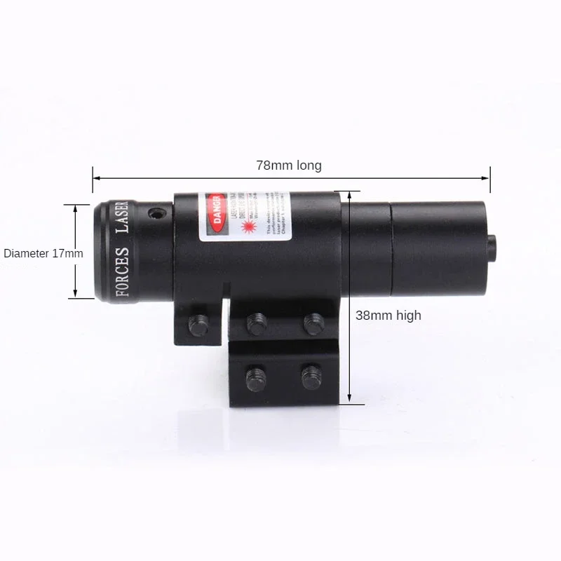 الأحمر بندقية الليزر اكسسوارات الأشعة تحت الحمراء مؤشر ليزر صغير 20 مللي متر فتحة للبطاقات أنبوب المشبك نطاق الصيد بندقية Ar 15 نطاق ريد دوت نطاق