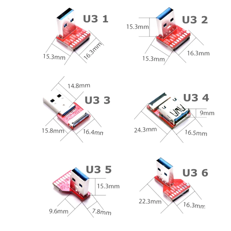 FFC USB3.0 Extension Ribbon Cable 90 FPV Slim Flat Soft flexible FPC charge FPV Brushless  High Speed Computer Connection Cable