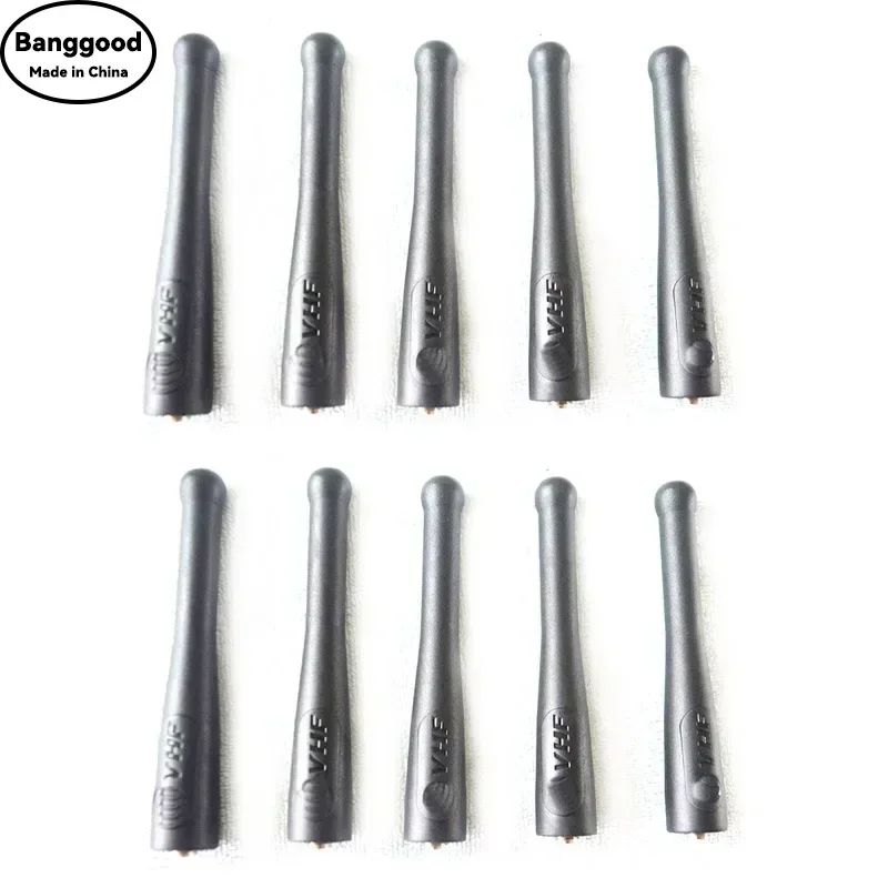 

10pcs 3.5" Stubby Antenna SMA-F VHF 136-174MHz For Motorola XPR 6000 6550 7000 7550 XiR-P8200 XiR-P8268 XTS2500 PMAD4094A Radio