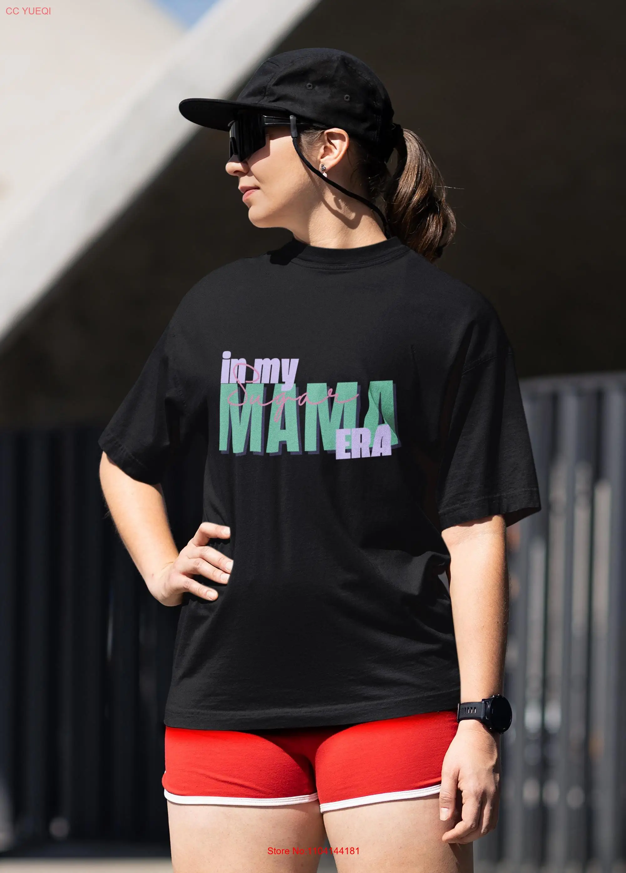 Футболка In My Sugar Mama Era для лучшего друга, мамы, бабушки, комфортных цветов, с длинными или короткими рукавами