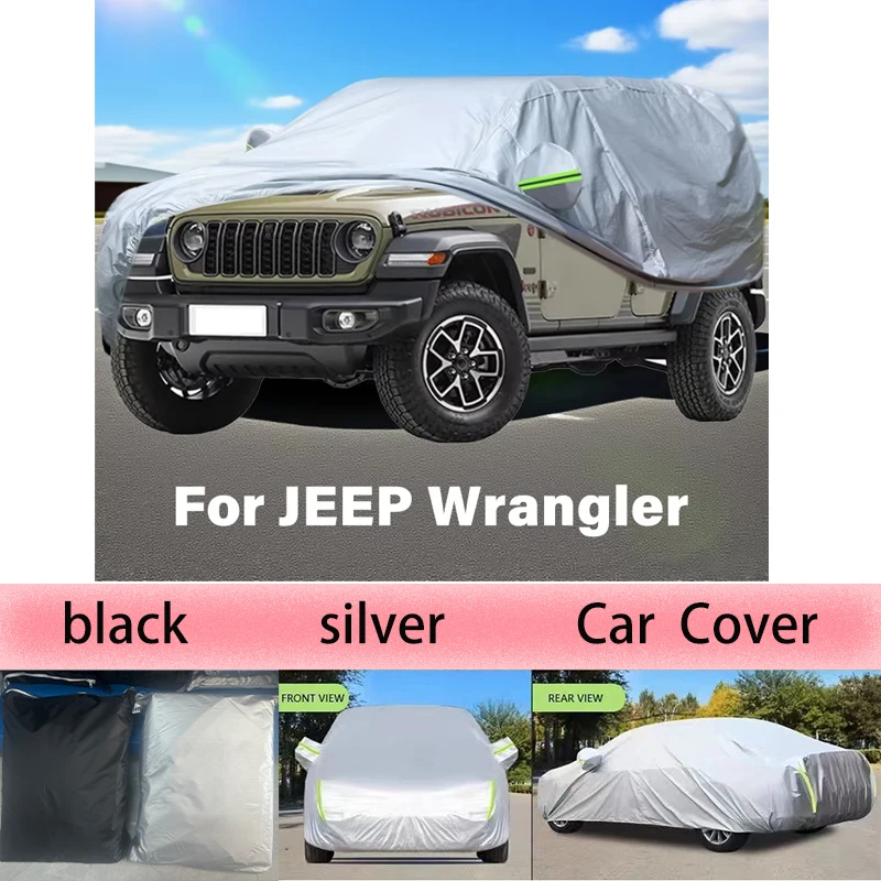 

All-Season Outdoor Protection Full Car Covers For JEEP Wrangler - Dustproof Snowproof Waterproof Sunshade Oxford Fabric