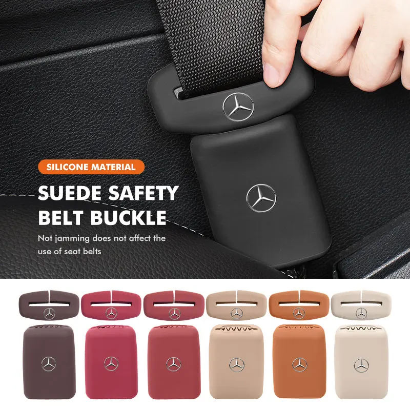 Car Seat Belt Clip Extender Lock Buckle Plug Cover Insert Socket For Mercedes Benz C180 C300 W124 W176 W177 C200 C260 GLC CLE