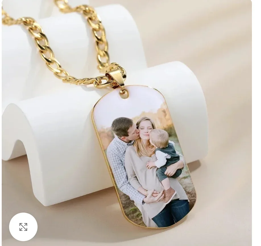 

1pc custom photo necklace