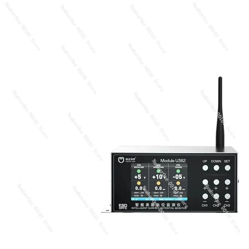 U362 Intelligent Potential Monitor Multi Channel Remote Wireless Anti Static Surface Feedback Controller Device