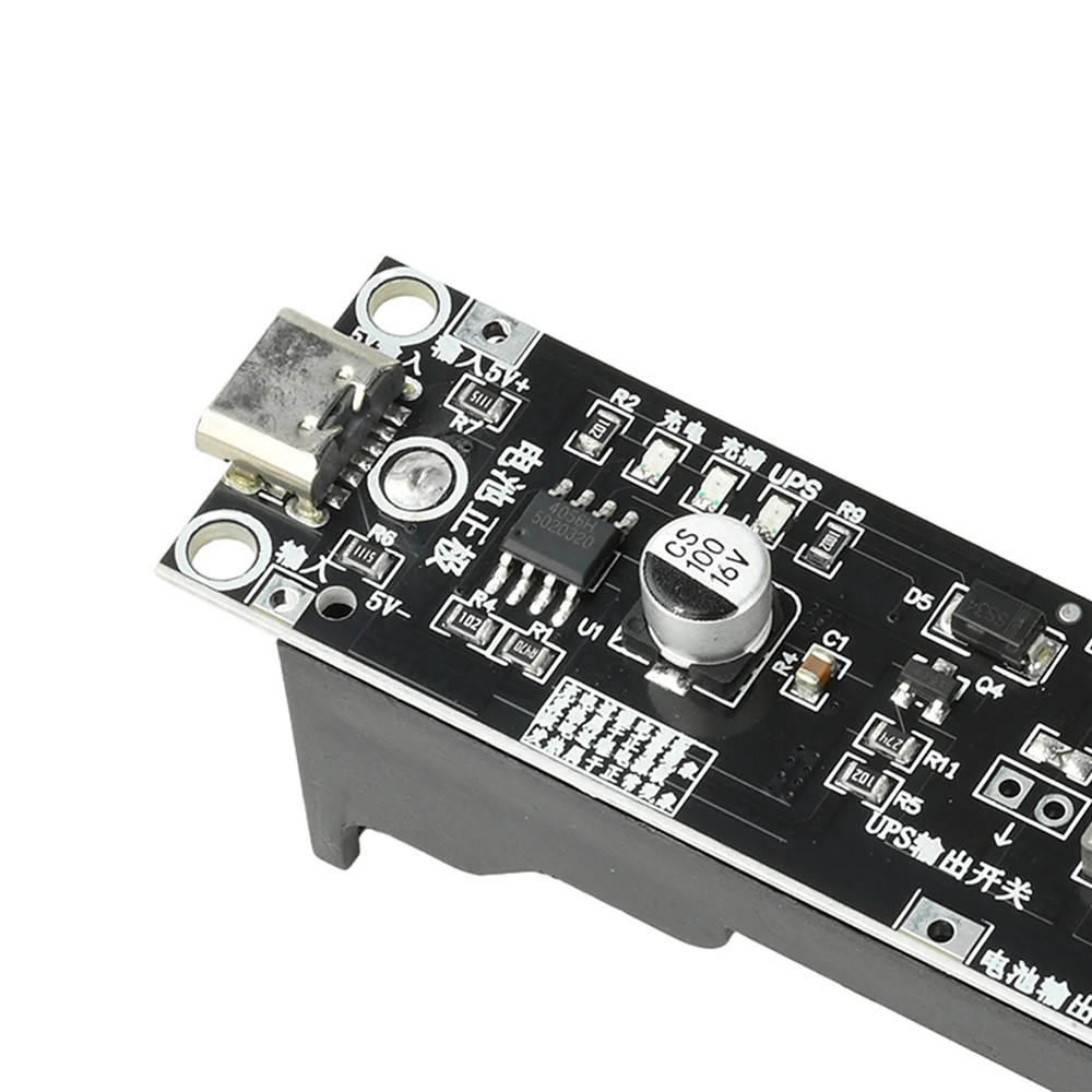 DC5V 18650 Lithium Battery Charger Board DC-DC Step Up Booster UPS Converter Charging Backup Power Supply
