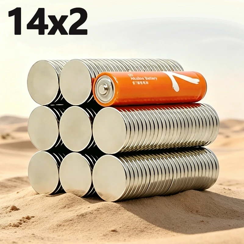 5-200pcs 14x2mm Magnet N35 NdfeB Permanent Magnetic Imanes Strong Round Neodymium Magnet 14*2mm Accessory Hardware