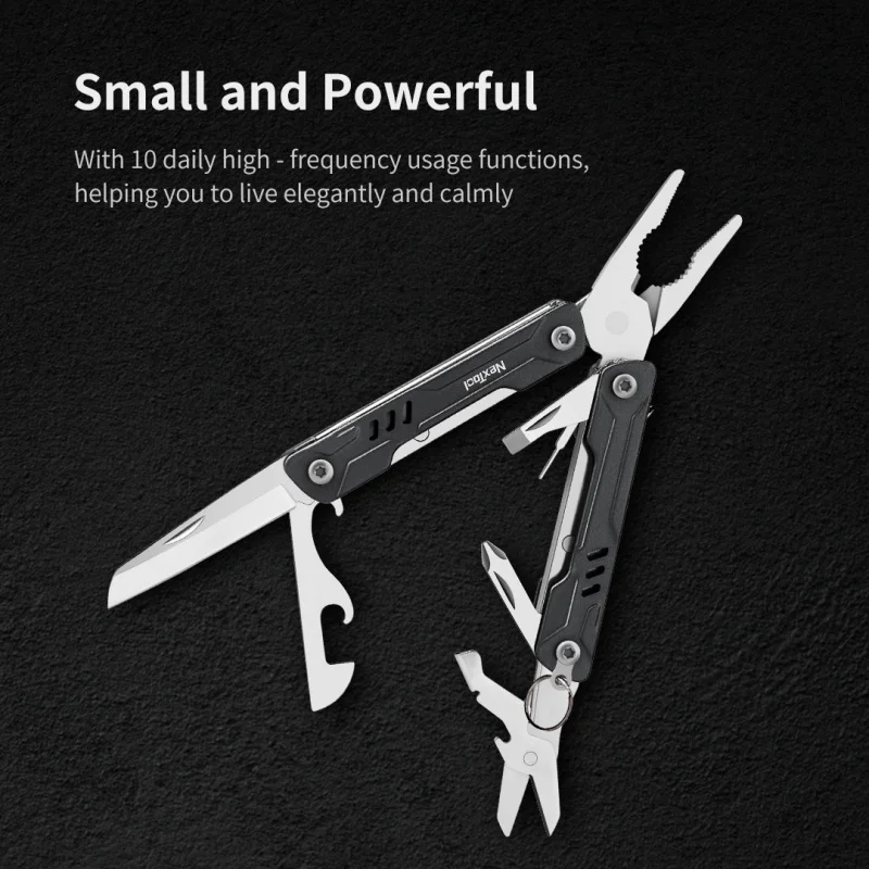 10 In 1 Mini Sailor Pliers Lite Multi Tool Folding Scissors Screwdriver Portable EDC Outdoor Equipment Hand Tools