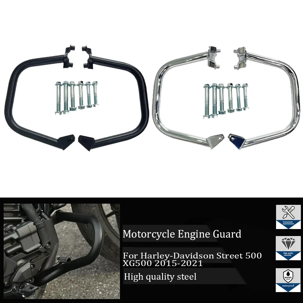 

For Harley-Davidson Street 500 XG500 2015-2021 Street rod xg750a 2017-2021 Motorcycle Engine Bumper Engine Guard Crash Bar