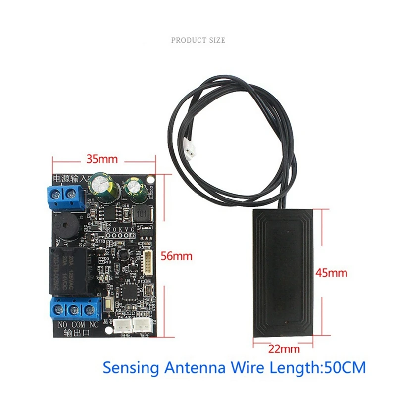 Mobile Phone NFC Control Board Fingerprint IC Card DIY Relay Module 13.56Mhz Access Control Card Controller
