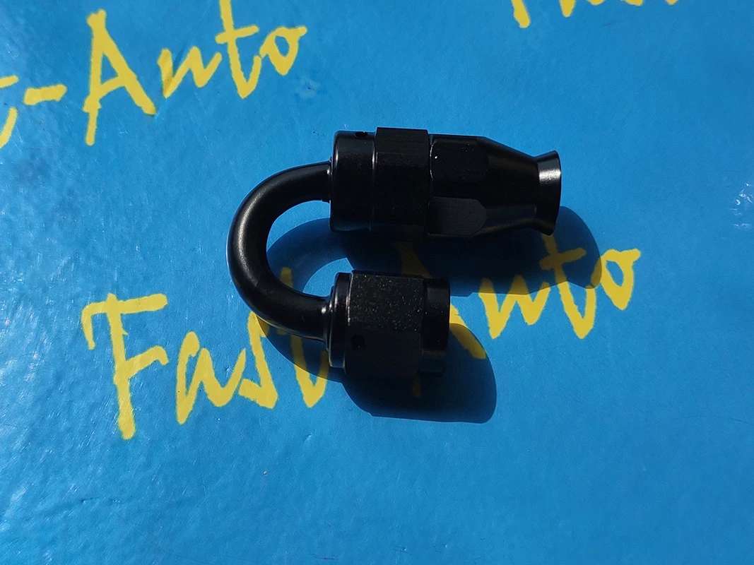 reusable 7/16-20unf thread -4an AN -4 AN4 180 degree 180degree PTFE tpfe Swivel Hose End fitting