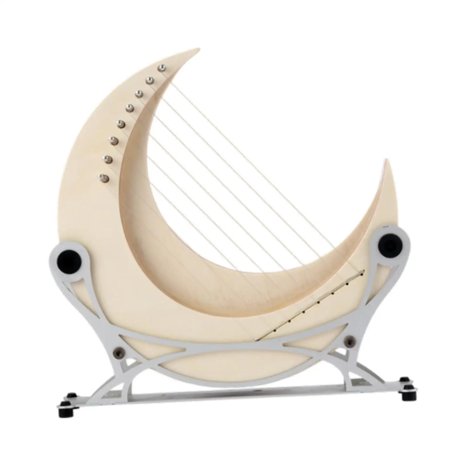 Lyre Harp 8 String with Stand Single Board Professional Classical Lyre Harp