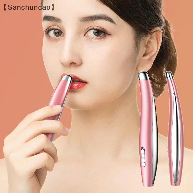 الكهربائية الوجه العين مدلك مايكرو الاهتزاز أداة تجميل العين للاسترخاء العين الهالات السوداء أكياس العين الانتفاخ تدليك العين #2