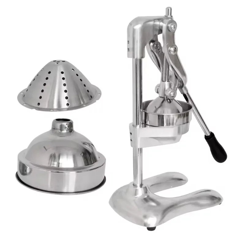 عصارة فواكه الحمضيات من الفولاذ المقاوم للصدأ، عصارة برتقال ليمون منزلية، ماكينة عصر بالضغط التجاري #2