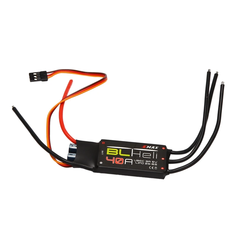 Passend für eamx cxs 40a ubec esc, schwarz + rot