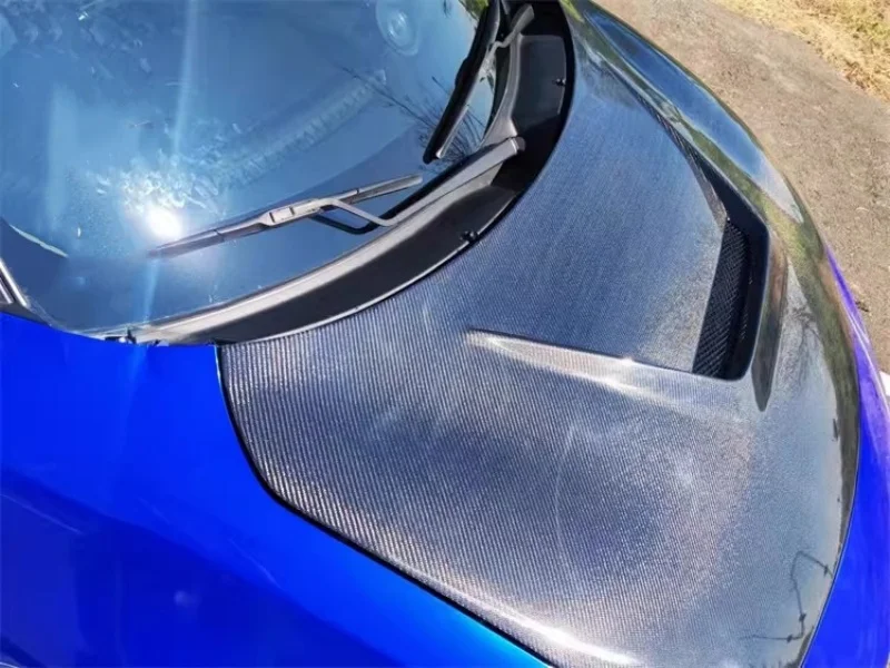 Wet Carbon Fiber Engine Hood for Suzuki Swift light weight engine cover auto accessories view 6
