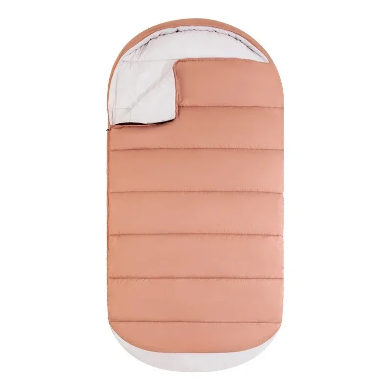 Sleeping bag Adult outdoor camping four-season universal winter thickened cold-proof travel portable single quilt dual-purpose