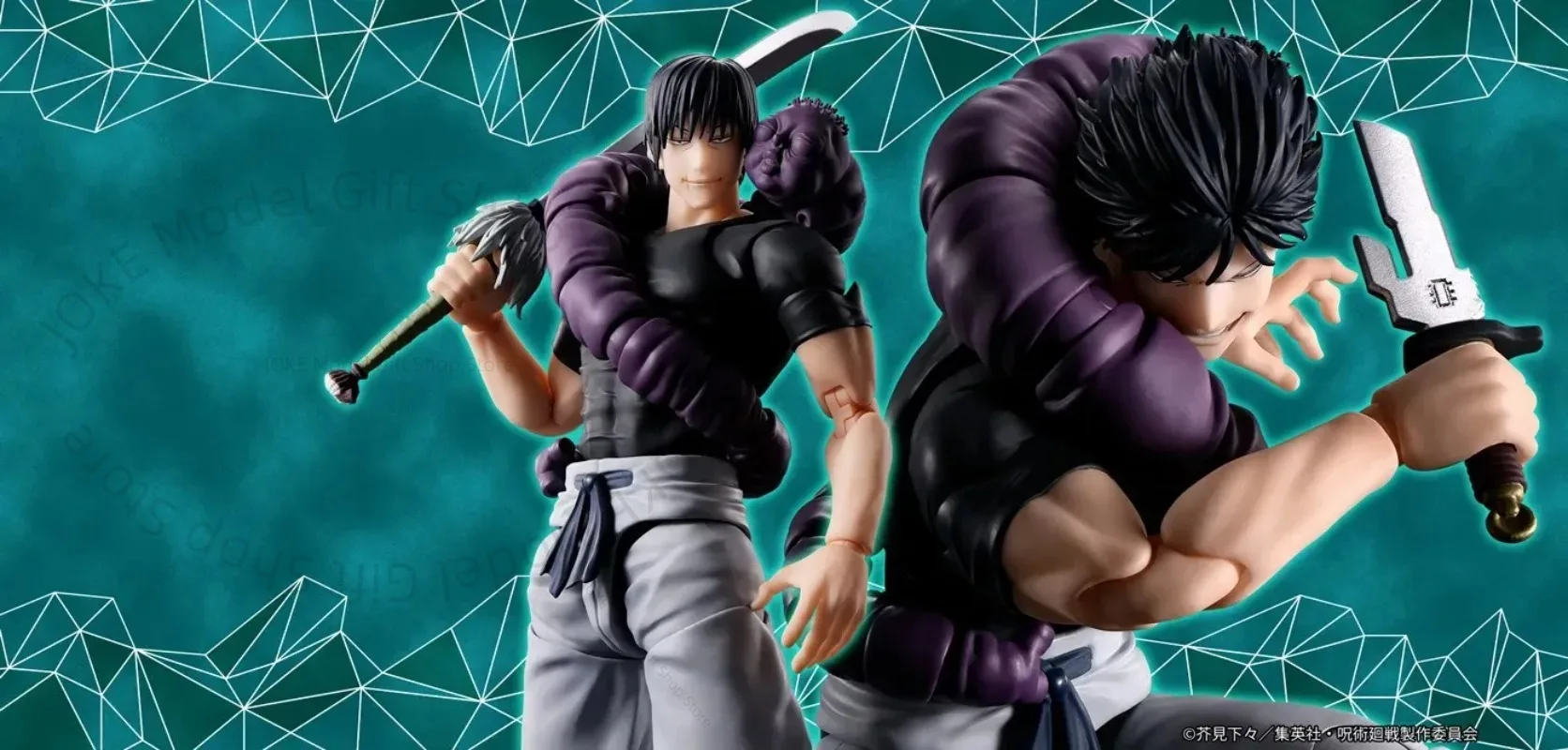 100% الأصلي بانداي S.H.Figuarts Shf Toji Fushiguro Jujutsu Kaisen حقيقية في المخزون نموذج لجسم اللعب