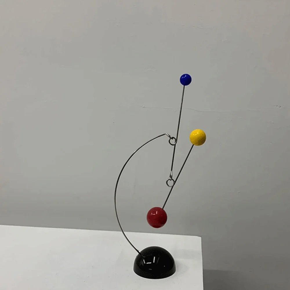 Desk Mobiles Calder Desk Balance Device Dynamic Sculpture Decoration Ins Niche Art Decoration-1