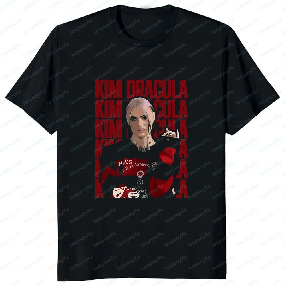 Kim Dracula - New Style Long-sleeved Casual Streetwear Short-sleeved T-shirt Suitable for Both Men and Women