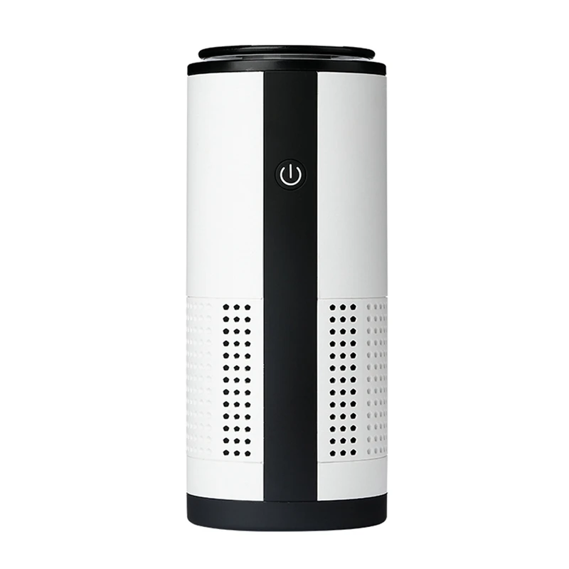 Portable Mini Car Air Purifier Effective Air HEPA Filter Car Negative Ion Purifier For Bacteria/Dust/Pollen/Smoke