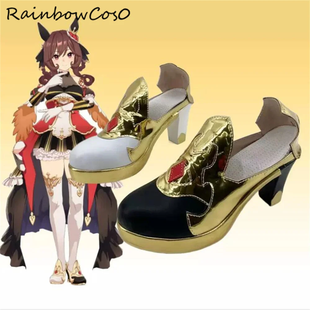 Gentildonna Umamusume Pretty Derby Cosplay Shoes Boots Game Anime Party Halloween Christmas RainbowCos0 W4120