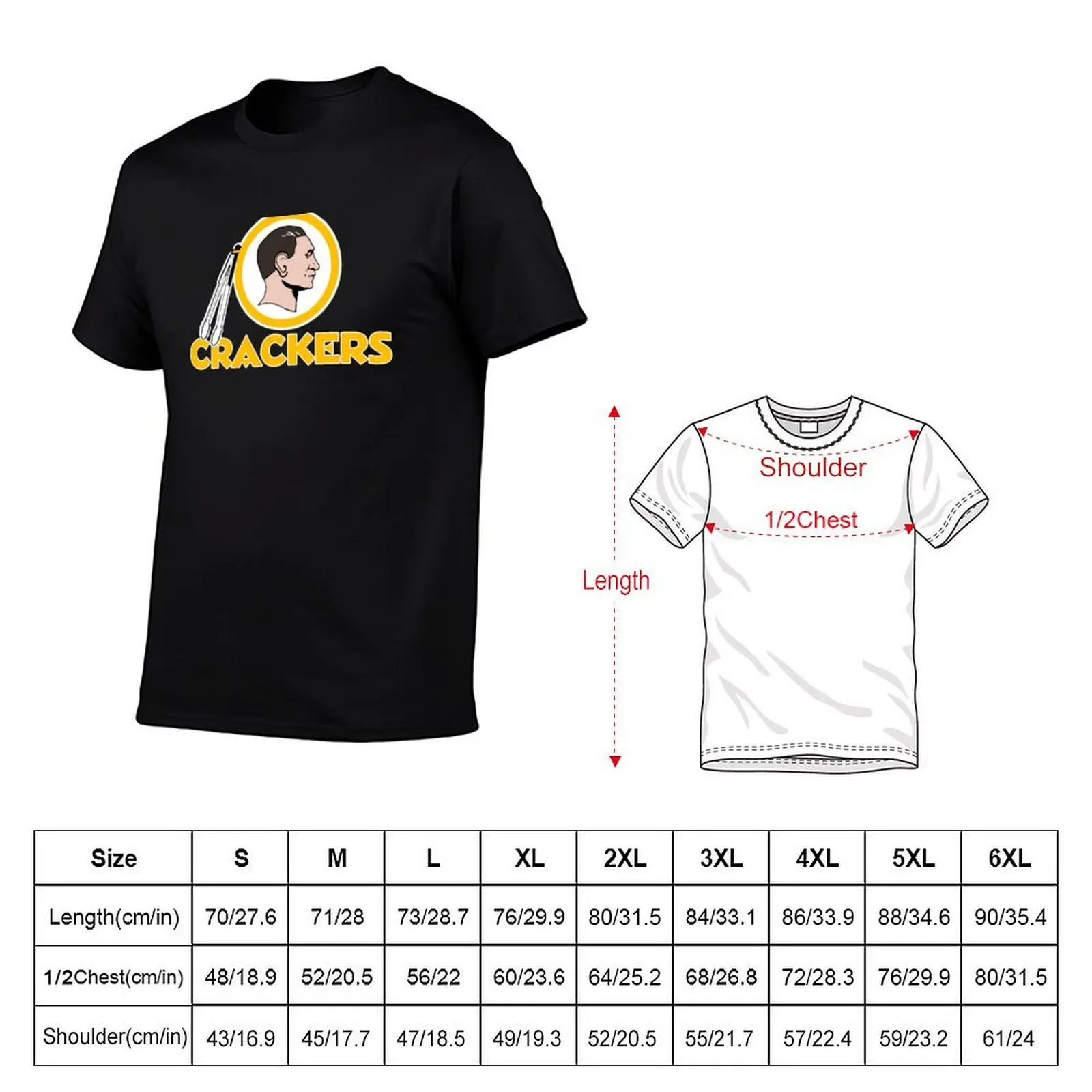 The Washington Crackers T-Shirt vintage graphic tee summer tops plain t shirts men