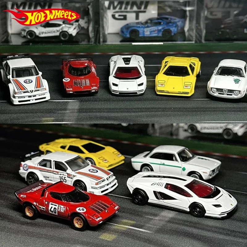 

Hot Wheels Car Culture Premium Spettacolare FPY86B 1:64 LAMBORGHINI ALFA ROMEO Die-Cast Vehicle Model Cars Boys Collectible Toys