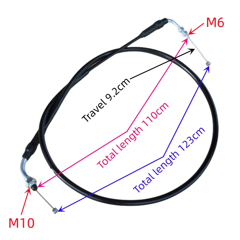 HORSE motorcycle ATV CG125 150cc 200 suitable for Honda electronic fuel injection version ECU throttle cable accessory WY Wuyang